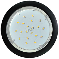 Светильник встраиваемый Ecola GX53 220В Черный 106х90х35мм картинка 